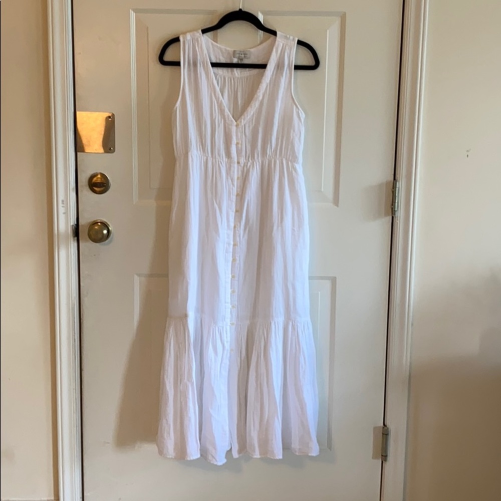 Lucky Brand - white midi dress